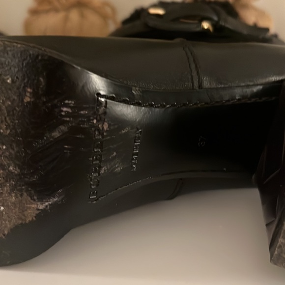 BURBERRY black leather booties 🔥🔥🔥 - Picture 4 of 13